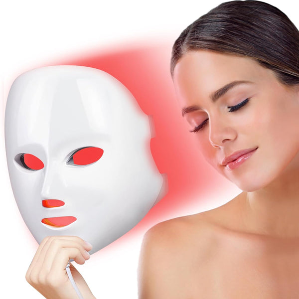 Red Light Therapy Mask Anti-Aging Skin Care | Skin Tightening | Reduces Wrinkles | Brightens Skin | Collagen Boost